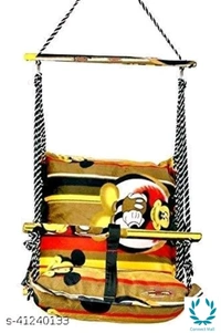 Classy Hanging Cradle - L XH XB (12.5 X3.5 X 9.5)cm, Cotton, Jhula, Pack Of:1